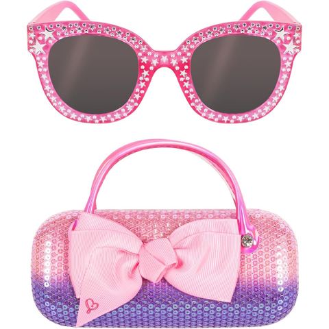 PinkSheep Bow Sunglasses for Girls with Pink Bow Case