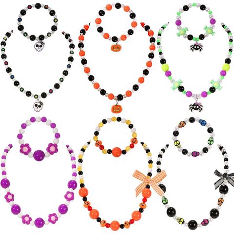 PinkSheep Halloween Kids Jewelry, 6 Necklace & Bracelet Sets