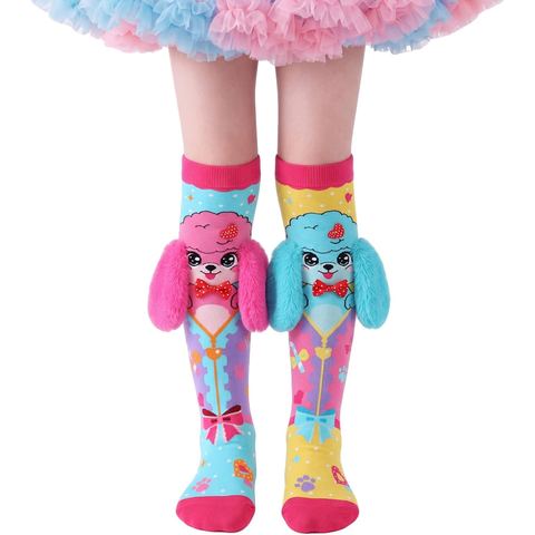 PinkSheep Puppy Crazy Socks, Knee High with Floppy Ears